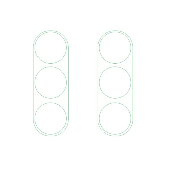 Samsung Galaxy A54 5G 2-PACK Linsskydd Härdat Glas