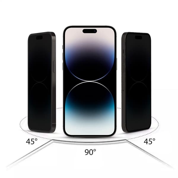 HOFI iPhone 13 Pro Max / 14 Plus Skärmskydd Anti Spy Pro+ Privacy