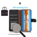 Miniatyrbild 3 av 6: KHAZNEH Galaxy A54 5G Fodral RFID Äkta Läder Svart