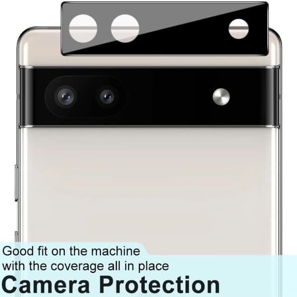IMAK Google Pixel 6A Linsskydd Härdat Glas Svart