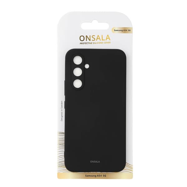 ONSALA Galaxy A54 5G Mobilskal Silikon Svart