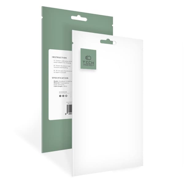 Tech-Protect 1.5m 3.5mm AUX Ljudkabel Nylon Svart