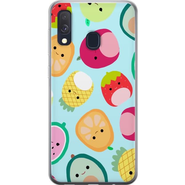 Samsung Galaxy A40 Gjennomsiktig deksel Squishmallow