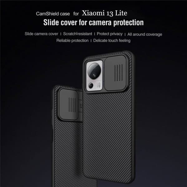 Nillkin CamShield cover Xiaomi 13 Lite - Sort