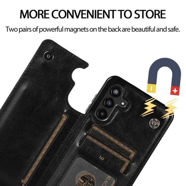 Samsung A53 5G stødsikker dækselkortholder 3-SLOT Flippr®