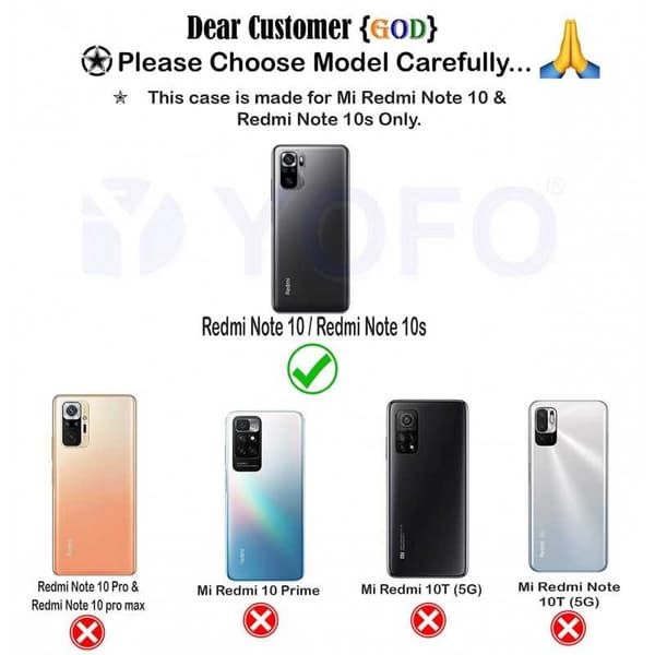 Redmi Note 10 Stødabsorberende blødt cover Simple®