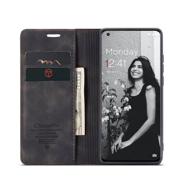 CaseMe Smart Magnet Flipdeksel OnePlus 11 - Sort