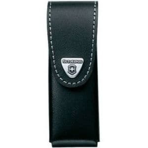 Läderfodral - Victorinox - 111mm upp till 10 P - Svart - Mjuk - Ingen stängning
