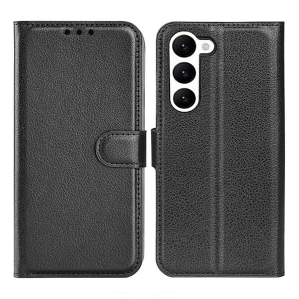 Samsung Galaxy S23 Plånboksfodral med Stativ - Svart