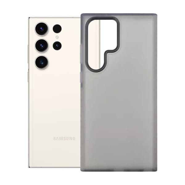 Samsung Galaxy S23 Ultra Stöttåligt TPU Mobilskal -  Svart