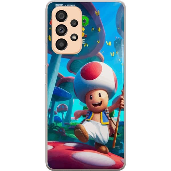 Samsung Galaxy A53 5G Läpinäkyvä kuori Super Mario Bros