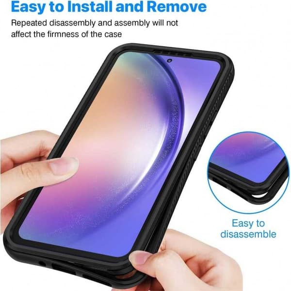 Samsung A14 5G/4G Heltäckande Premium 3D Skal ThreeSixty