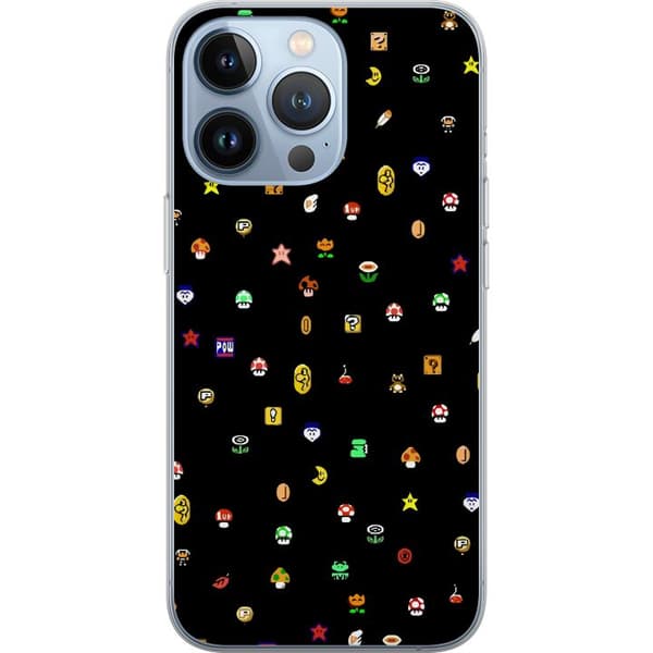 Apple iPhone 13 Pro Genomskinligt Skal Super Mario Bros