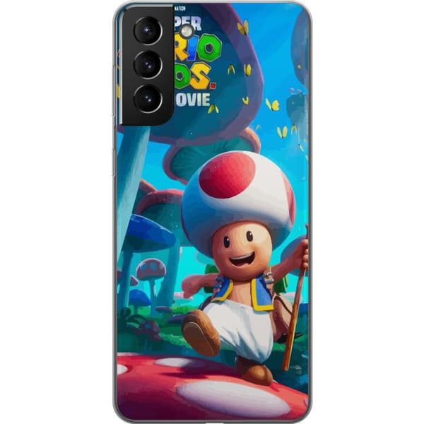 Samsung Galaxy S21+ 5G Genomskinligt Skal Super Mario Bros