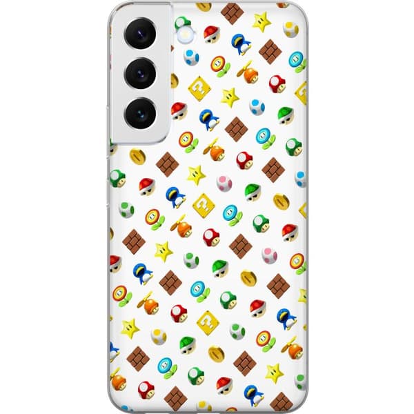 Samsung Galaxy S22 5G Gennemsigtig cover Super Mario Bros