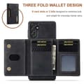 Miniatyrbillede 7 af 10: 8-SLOTS Samsung A14 5G/4G stødsikkert cover med magnetisk kortholder DG.MING Afmonter
