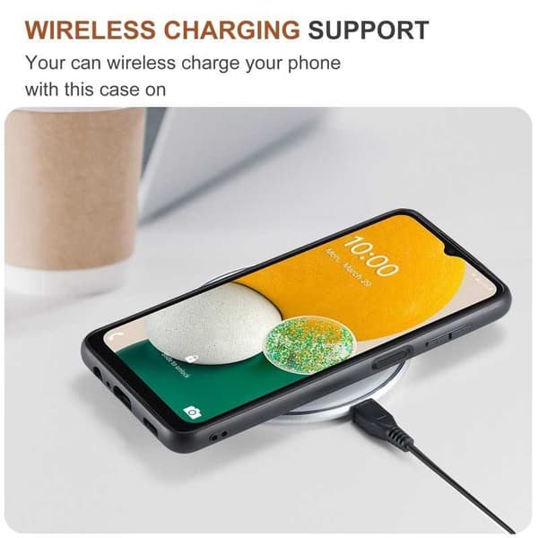 8-SLOTS Samsung A14 5G/4G stødsikkert cover med magnetisk kortholder DG.MING Afmonter