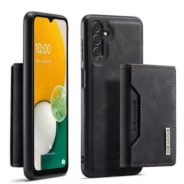 8-SLOTS Samsung A14 5G/4G stødsikkert cover med magnetisk kortholder DG.MING Afmonter