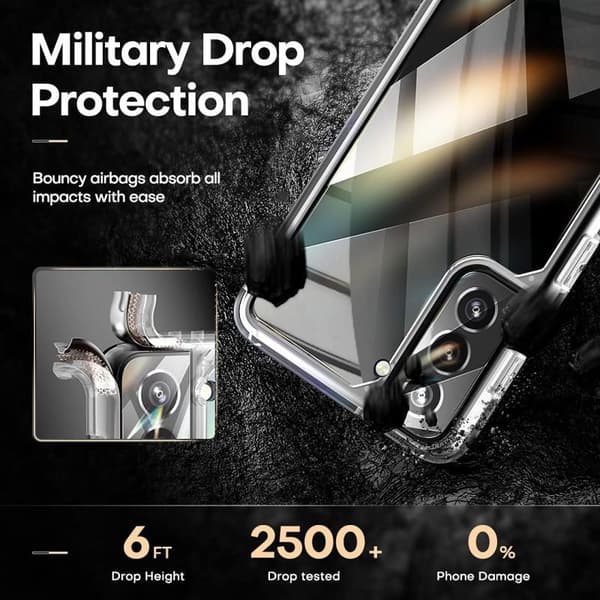 Komplett 3in1 Skydd för Samsung S22 Plus