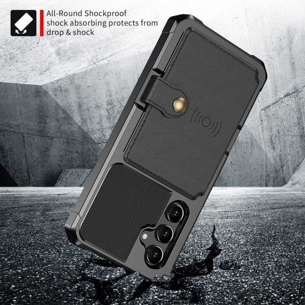 Samsung A13 5G / A04s Iskunkestävä Premium Cover 4-TACK Solid V3