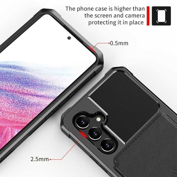 Samsung A13 5G / A04s Iskunkestävä Premium Cover 4-TACK Solid V3
