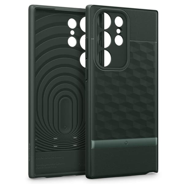 Caseology Samsung Galaxy S23 Ultra Kuori Parallax Midnight Green