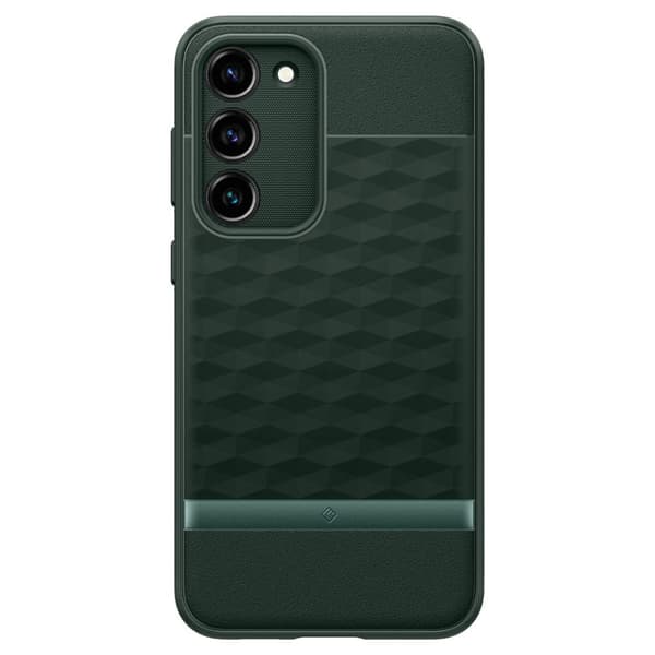 Caseology Samsung Galaxy S23 Plus Kuori Parallax Midnight Green