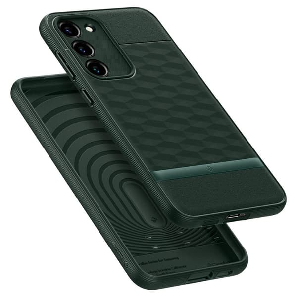 Caseology Samsung Galaxy S23 Plus Kuori Parallax Midnight Green