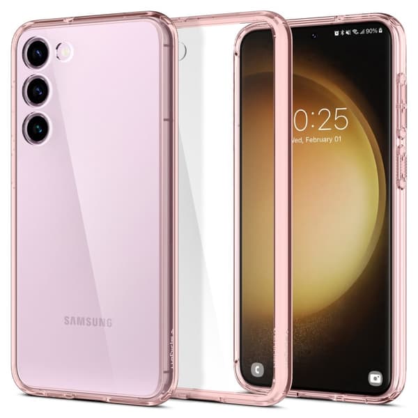 Spigen Samsung Galaxy S23 Kuori Ultra Hybrid Rose Crystal