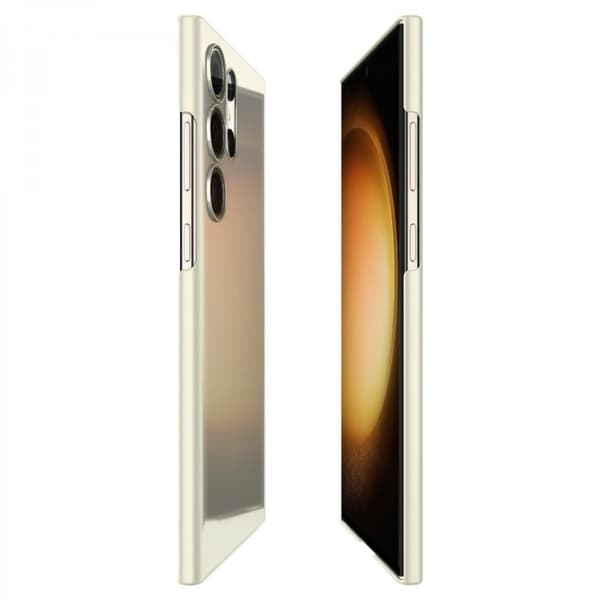 Spigen Samsung Galaxy S23 Ultra Cover AirSkin Shiny Cream
