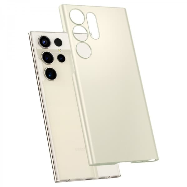 Spigen Samsung Galaxy S23 Ultra Cover AirSkin Shiny Cream