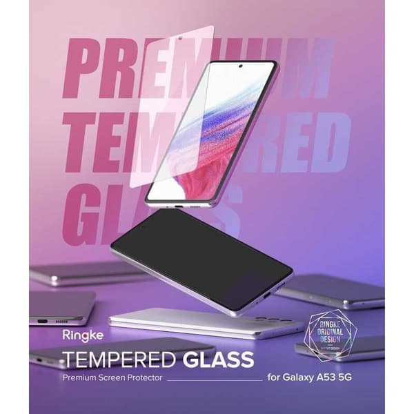 2-PACK Samsung A54 5G Härdat glas 0.26mm 2.5D 9H