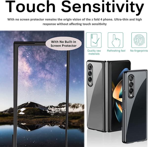 Samsung Z Fold 4 gjennomsiktig hardt skall