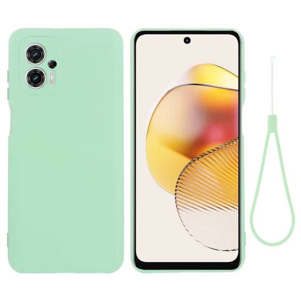 Liquid silikon skal Motorola Moto G73 - Mint