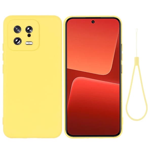 Liquid silikon skal Xiaomi 13 - Gul