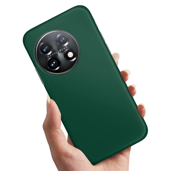 OnePlus 11 5G - Cover/Mobilcover Mørkgrøn