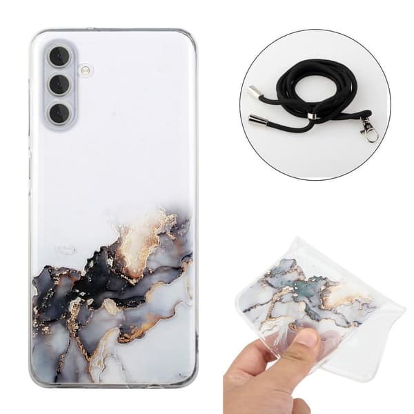 SKALO Samsung A14 4G/5G Mobilkrave Cover - Sort