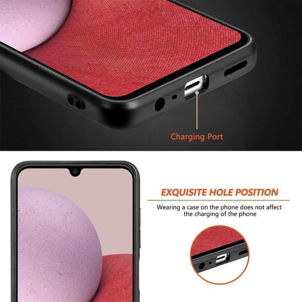 SKALO Samsung A14 4G/5G Snakeskin PU-læder Hybrid Cover - Grøn