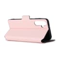 Miniatyrbillede 4 af 7: SKALO Samsung A14 4G/5G MUXMA Saffiano PU-læder Pungetui - Pink