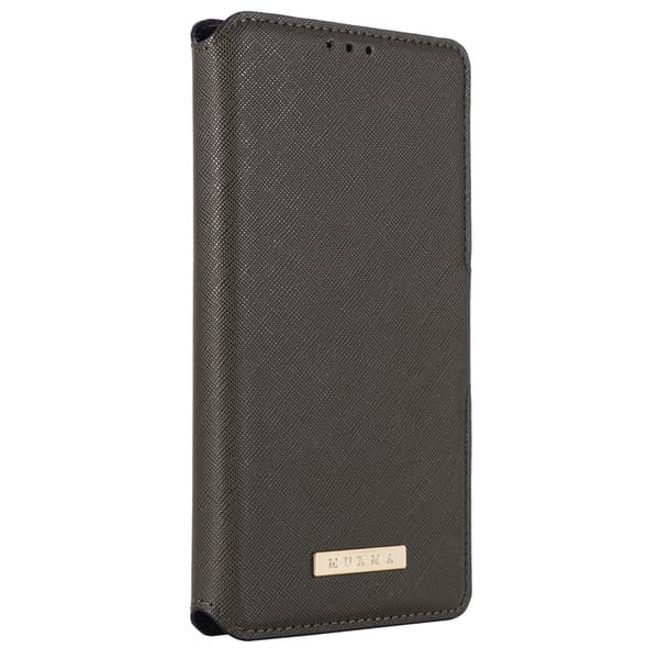 SKALO Samsung A14 4G/5G MUXMA Saffiano PU-Läder Plånboksfodral - Grå