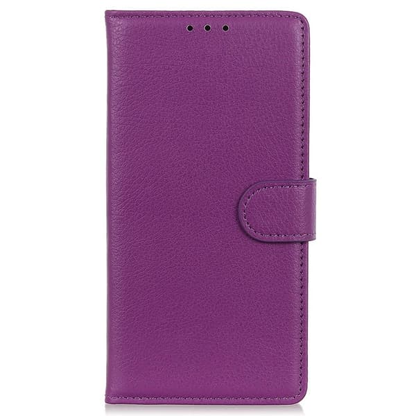 SKALO Samsung A14 4G/5G Litchi Flip Cover - Lilla