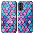 Pikkukuva 1 / 10: SKALO Samsung A14 4G/5G CASENEO Premium Cut Lompakkokotelo Motiivi - #1