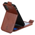Pikkukuva 3 / 11: SKALO Samsung A14 4G/5G CASENEO Vertical Flip Lompakkokotelo - Ruskea