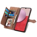 Miniatyrbillede 2 af 6: SKALO Samsung A14 4G/5G Big Wallet Flower Pungetaske - Brun