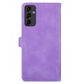 Pikkukuva 6 / 6: SKALO Samsung A14 4G/5G Big Wallet Flower Lompakkokotelo - Violetti