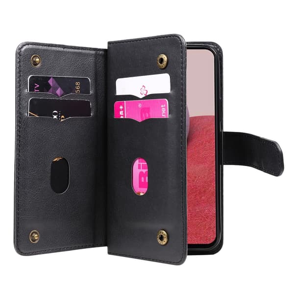 SKALO Samsung A14 5G 10-RUM Flip Cover - Sort