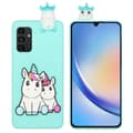 Pikkukuva 1 / 6: SKALO Samsung A34 5G 3D Cartoon Suojakuori