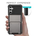 Pikkukuva 4 / 9: SKALO Samsung A34 5G Armor Suojakuori korttikotelo - Musta
