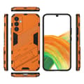 Pikkukuva 7 / 8: SKALO Samsung A34 5G Hybrid BIBERCAS Suojakuori - Oranssi