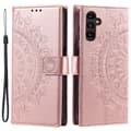 Pikkukuva 1 / 6: SKALO Samsung A34 5G Mandala lompakkokotelo - Ruusukulta